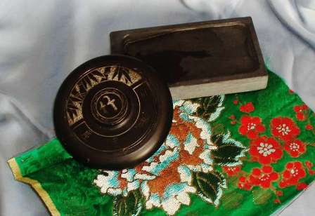 Chinese calligraphy ink stone Chinese calligraphy ink stone