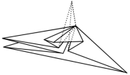 Dobra achatada em 3D Dobra achatada em 3D