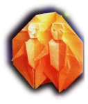 Origami zodiaku bliźnięta