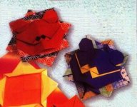 Origami zodiaku: głowa lwa