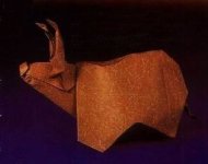 Origami zodiaku: byk